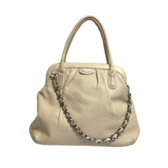 Banana Republic Leather Carryall Bag Shoulder Tote - Picture 1 of 11